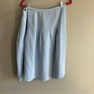 Silk pastel blue skirt